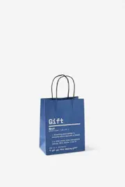 [Typo] Typo - Get Stuffed Gift Bag - Small - Gift definition SOLID GIFT DEFINITION