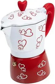 iplusmile Aluminum Alloy Cup Mocha Coffee Pot Handheld Stovetop Brewing Maker Ergonomic Design for Safe Use for Home Camping Enjoy Rich Flavorful Coffee