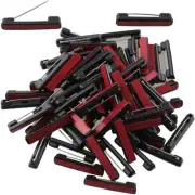 Safety Bar Pins,150 Pcs Safety Pins Id Badges Tag Safety with Adhesive Name