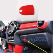 For Mini Cooper F55 F56 F57 14-2021 Red Co-pilot Storage Box Handle Cover Trim (for: Mini)