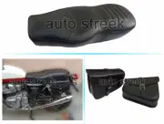 Royal Enfield GT & Interceptor 650 Leather Comfortable Dual Seat & Pannier Bag