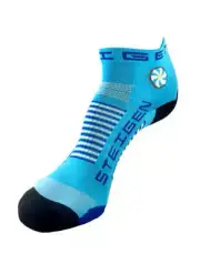 Steigen Running Socks Quarter - Breezy Blue