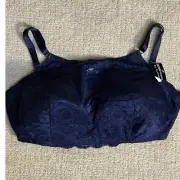 Instant Shaping Plusform Bra Full Coverage Lace Wireless Comfort 48DD