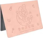 HOMSFOU Birth Certificate Cover Leather Birth Certificate Case Lightweight Protector for Newborn Documents Convenient Storage for Photos Files Practical Stylish Design