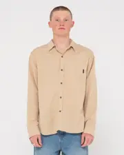 Overtone Long Sleeve Linen Shirt