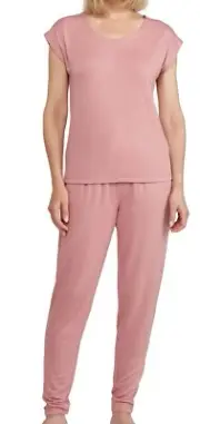 Badgley Mischka® ~ 2-Pc. ~ Pink ~ Pajama/Lounge Set ~ ~ Ladies Size XL (16-18)