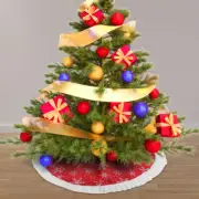 Christmas Tree Skirt Ornaments Debris Restaurant Decoration