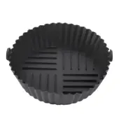 1 Pc Silicone Air Fryer Tray... BLACK