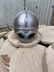 Medieval Knight Norman Nasal Viking Armor Helmet Steel LARP Replica SCA, Knight