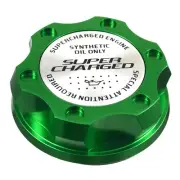 Green Oil Filler Cap Super Charged Emblem For Ford 7.3L 6.0L 6.4L Power stroke