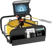 Sewer Inspection Camera,17MM Industrial Endoscope with Light,4.3inch 16GB DVR Screen Borescope Snake Pipe Camera for Drain Plumbing Inspection(9604B 30M DVR)