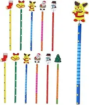 NUOBESTY 1set Pencil Colored Pencils Bulk Boxes Pen Toppers Accessories Student Favor Students Supply Sketch Pen School Supply Wooden 12pcs