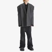 Balenciaga Shadow Check Tailored Jacket