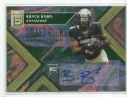 2018 Panini Elite Draft Picks Bryce Bobo Emerald Auto Autograph RC #ed 1/ 5