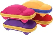 [VALICLUD] Set of 4 Glasses Case for Children's Sunglasses Boys Travel Glasses Case Children's Glasses Sunglasses Case Glasses Organiser Glasses Case in Car Shape Glasses Case EVA, assorted colours