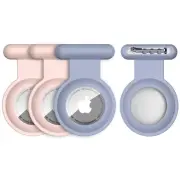 4 Pack Hidden AirTag Holder for Kids, AirTag Case with Brooch Pin, Apple Air ...