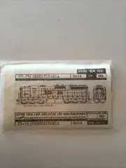 Walther’s HO Scale Decal 77-75: Pennsylvania Diesel General Purpose Loco Gold