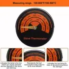 Magnetic Fireplace Fan Stove Thermometer For Log Wood Burner Temperature Gauge