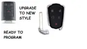 OLD STYLE TO NEW CADILLAC REMOTE START SMART KEY FOB UPGRADE (for: Cadillac)