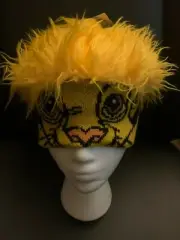 NWT The Original FLAIR HAIR Disney Lion King Simba Beanie Winter Skull Cap Hat