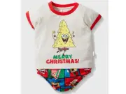 Peter Alexander Baby Boy Spongebob PJ Set - Sizes 000 & 00 - BNWT