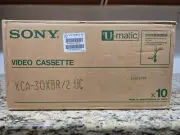 SONY KCA-30XBR 2 UC U-Matic Tapes (Open Case of 8)