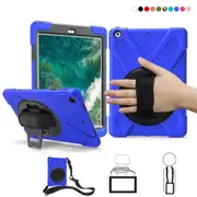 MCC Heavy Duty Hand Strap iPad Mini 1 2 3 Apple Shockproof Case Cover [Blue]