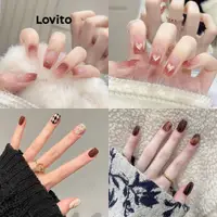 在飛比找蝦皮商城優惠-Lovito Beauty Ins Y2K防水3D浮雕女式新