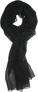 [Ted and Jack] Solid Color Silk Blend Lightweight Accent Scarf