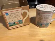 Vtg 1985 Hallmark Mug Mates Coffee/Tea Mug Emerson "The Ornament of a House" NIB