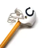 INDIANAPOLIS COLT PENCIL TOPPER NFL HELMET 2" ROUND NEW MINI GUMBALL