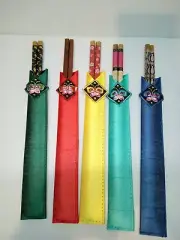 Korean Traditional Wooden Chopsticks Set of 5