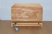 Cattails Woodwork NWT Wooden Cook Book Stand Handmade Book Holder for Reading