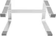 Ergonomic Laptop Stand, Aluminum Alloy Computer Riser, Adjustable Height Desktop Holder for Working Typing Viewing
