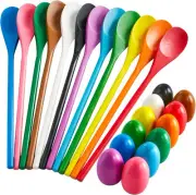JOYIN 24 PCS Easter Egg and Spoon Race Game Set, 12 Players Carnival Game for Ki