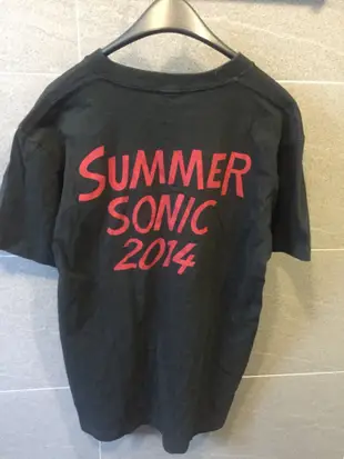 summer sonic  2014 短TEE 黑色 Size: M