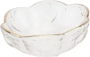 Zerodeko 1Pc Glass Salad Bowl Multifunctional Household Tableware for Fruits Desserts and More Design for Parties Gatherings and Everyday Use