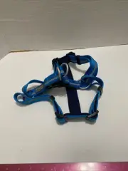Terrain D.O.G. Reflective Neoprene Lined Harness, Blue, Medium