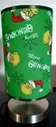 Grinch Christmas bedside touch lamp Base, fabric shade with bulb