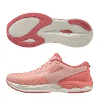 在飛比找Yahoo奇摩購物中心優惠-MIZUNO 美津濃 REVOLT 女慢跑鞋-粉-J1GD2