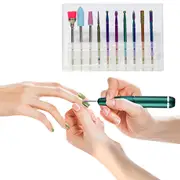 10Pcs Nail Art Grinding Drill Bits Manicure Pedicure Nail Tools