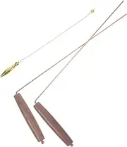 ETHZZLE 1 Set Pure Copper Dowsing Rods Energy Seeking Divining Tools for Treasure Hunting Portable Metal Detector Equipment for Accurate Detection and Measurement