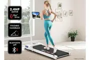 BLACK LORD Treadmill Electric Walking Pad Folding Fitness Machine Home Gym White