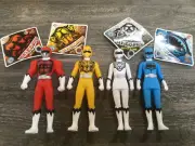 Power Rangers Animal Squadron PVC Soft Vinyl Figures Gorilla Lion Tiger Shark