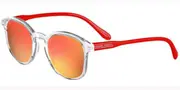 Salice 39 RW CRISTALLO/RW ROSSO Men's Sunglasses Clear Size 46
