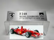 1/18 Michael Schumacher F1 Metal Name Plate Plaque for Minichamps Hot Wheels etc
