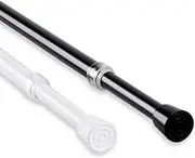 Rod Desyne 7/16" Spring Tension Round Rod, 18"-28" - White