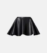 [JW Anderson] JW Anderson Circle leather miniskirt UK 8 black