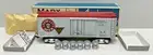 MARX TRAINS O-GAUGE 73415 I.C. LIGHT REFRIGERATOR CAR AUTO. CPLRS.-BEER KEGS NIB