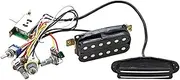 Kisangel 1Set Electric Guitar Pickup Wired Control Plate Durable Multi Function Acoustic Guitar Pickup for Easy Installation and Replacement for Beginners and Guitar Enthusiasts